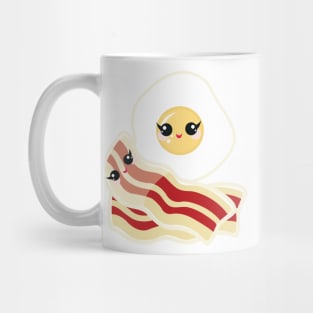 Kawaii eggs and bacon Mug